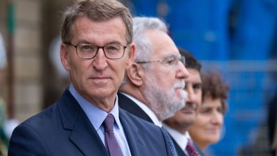 El candidato a la presidencia del Gobierno de España del PP, Alberto Núñez Feijóo. / Europa Press
