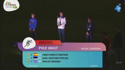 Fabio Marco, con la medalla de oro conquistada en el FOJE.