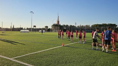 Entrenamiento del Zaragoza CFF.