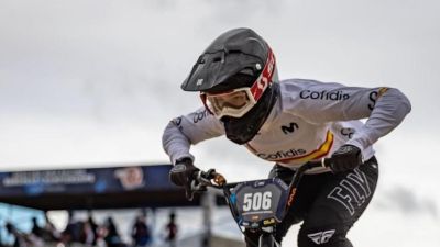 Imagen de una prueba de BMX.