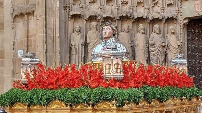 Huesca celebra este sábado el acto de presentación de los niños al patrón, San Lorenzo. / Europa Press