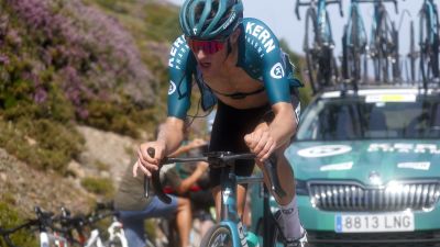 Pablo Castrillo, durante la etapa de la Vuelta a Burgos de este jueves.
