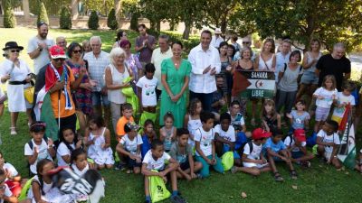 Unos 30 niños y niñas de entre 8 y 9 años han visitado Aragón por primera vez. / Gobierno de Aragón