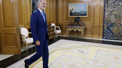El Rey Felipe VI trasladará su decisión a la presidenta del Congreso de los Diputados una vez finalice la ronda de consultas./ EFE
