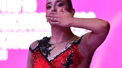 Alba Bautista, durante el Campeonato del Mundo que se está disputando en Valencia.