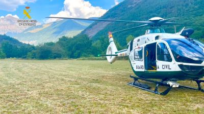 Uno de los rescates realizados este miércoles por la Guardia Civil de Huesca. / Guardia Civil