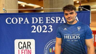 Julen Tejero, en la Copa de España Absoluta.