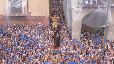 Jubilo en Tarazona en el comienzo de las fiestas del Cipotegato.