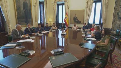 Mesa del Congreso de los Diputados, presidida por Francina Armengol. / Forta