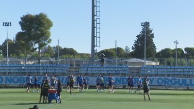 Imagen de entrenamiento del Real Zaragoza. Foto: Aragón Deporte