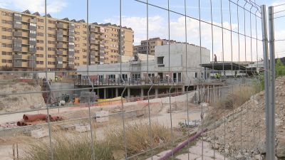 Obras del colegio Ana María Navales de Zaragoza.