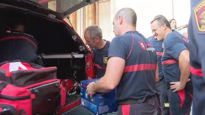 Un total de ocho bomberos de Zaragoza y dos perros ayudarán en las labores de rescate en Marruecos.