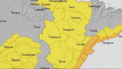 La Aemet ha lanzado un aviso de nivel amarillo por lluvias y tormentas para este viernes en toda la Comunidad.