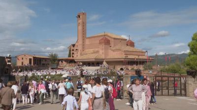 El santuario de Torreciudad (Huesca) este sábado.