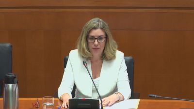 La consejera de Educación, Ciencia y Universidades del Gobierno de Aragón, Claudia Pérez