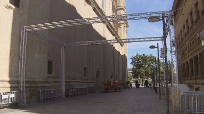 36 cámaras controlarán los accesos a la plaza del Pilar durante las Fiestas del Pilar.