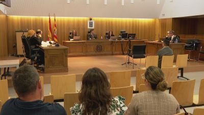 Imagen del juicio celebrado en la Audiencia Provincial de Huesca.