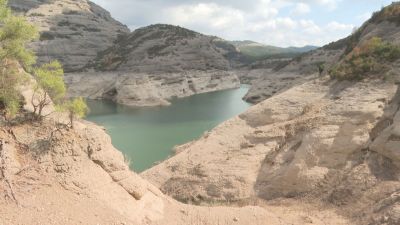 El embalse de Vadiello vuelve a estar bajo mínimos. / Archivo