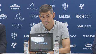 Antonio Hidalgo, durante la rueda de prensa. Foto: Aragón Deporte