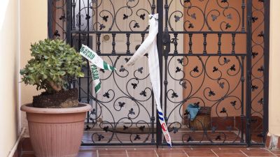 Imagen de la vivienda del detenido. / EFE