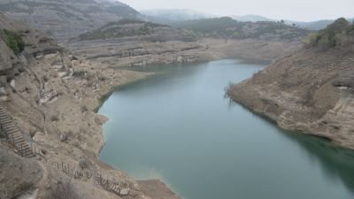La falta de agua afecta a todos los embalses de la cuenca hidrográfica del Ebro, que viven la segunda sequía más intensa.