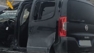 El suceso ha ocurrido en la carretera CV-303, en el término municipal de La Puebla de Albortón. / Guardia Civil