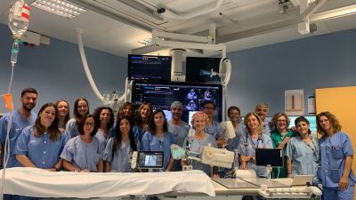 Equipo que ha participado en la intervención realizada en el Hospital Miguel Servet. / Gobierno de Aragón