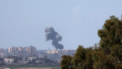 Imagen del día de hoy del norte de Gaza. / EFE