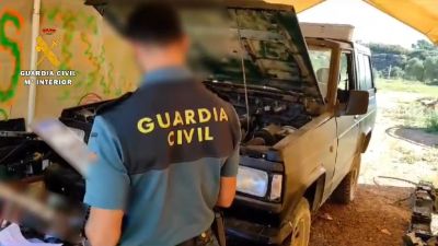Al arrestrado se le atribuye la comisión de hasta 18 detlitos. / Guardia Civil.