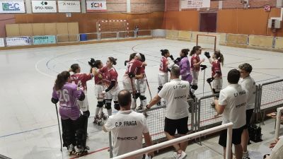 El Club Patín Esneca Fraga afronta este año su debut en la Champions League.
