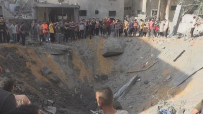 Los bombardeos de Israel sobre Gaza continúan.