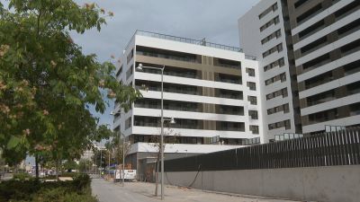 Viviendas en construcción.