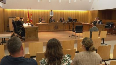Imagen del juicio celebrado a principios de mes en la Audiencia de Huesca. / Archivo