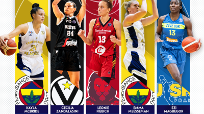 Quinteto ideal del mes de octubre.