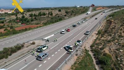 Autovía A-23. / Guardia Civil de Teruel.