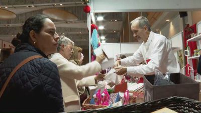 Miles de visitantes han acudido al Rastrillo Aragón este fin de semana.
