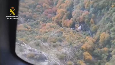 Zona donde han sido hallados los cuerpos. / Guardia Civil