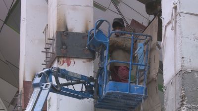 Un trabajador durante su jornada laboral.