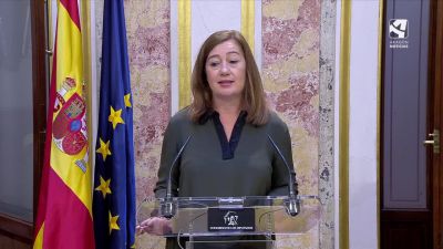 Francia Armengol ha anunciado que el debate de investidura se celebrará los próximos días 15 y 16 de noviembre.