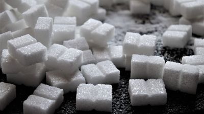 Terrones de azúcar.