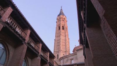 El Claustro de Santa María de Calatayud vuelve a abrir tras tres años cerrado al público.