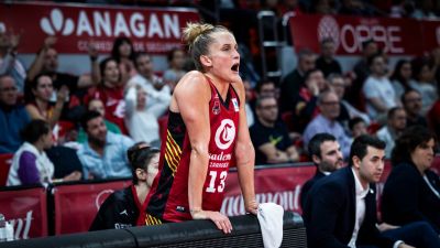 Fiebich durante un encuentro de liga.