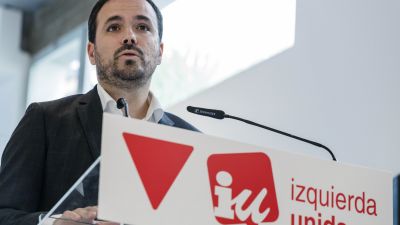 Alberto Garzón en un acto de IU el 4 de junio de 2023. / Europa Press