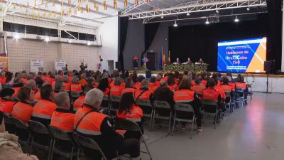 Congreso de la Red Aragonesa de Voluntarios de Protección Civil este sábado en Hijar (Zaragoza).