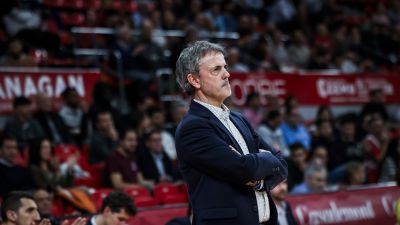 Porfirio Fisac, durante el duelo ante el BC Kalev/Cramo.