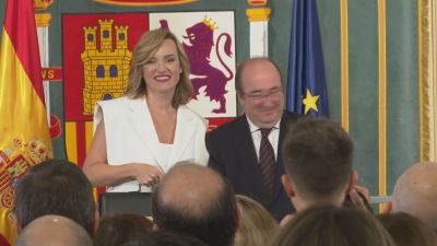 Pilar Alegría ha recogido de Miquel Iceta la parte de su cartera correspondiente a Deporte.
