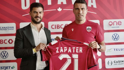 Alberto Zapater renueva con el Atlético Ottawa. Foto: X Atlético Ottawa.