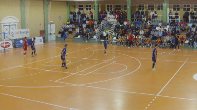 Lance del partido en la Granja. Foto: Aragón Deporte