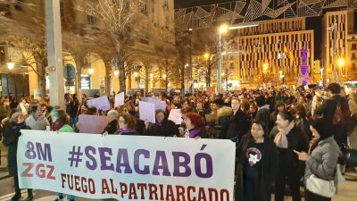 Manifestación este sábado en Zaragoza.