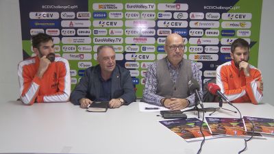 Imagen de la rueda de prensa que ha tenido lugar este lunes en Teruel.